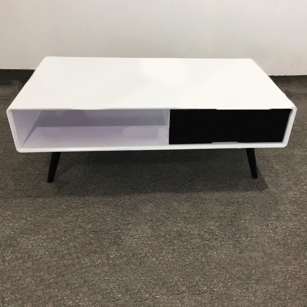 Bàn Kính Hộp Trắng