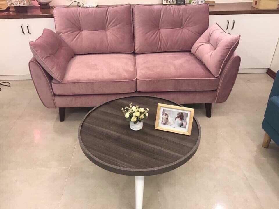 Sofa Văng 2 Lớp Màu Hồng