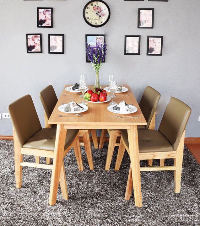 Bàn Ăn Obama Giá Rẻ 4 Ghế