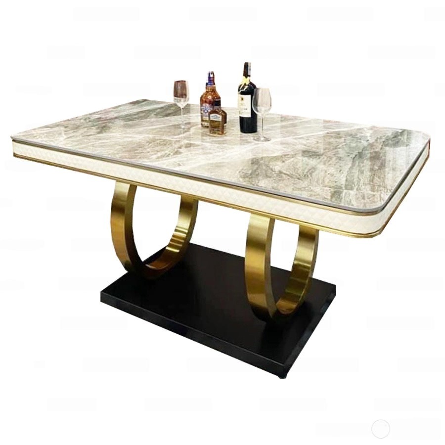 Bàn Ăn Mặt Đá Phong Cách Tân Cổ Điển- Mã: T1139-16