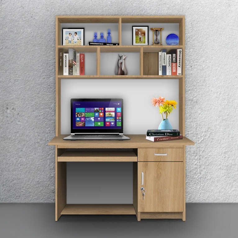 Bàn Liền Giá Sách 1m2 Giá Rẻ