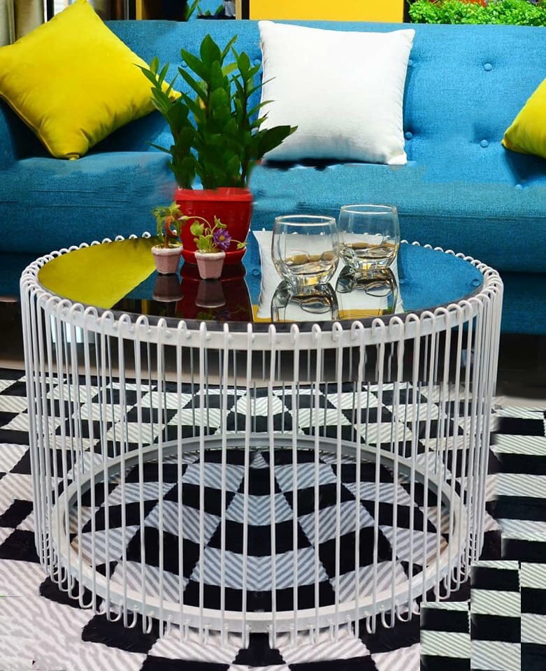 Bàn Trà Sofa Hình Trụ