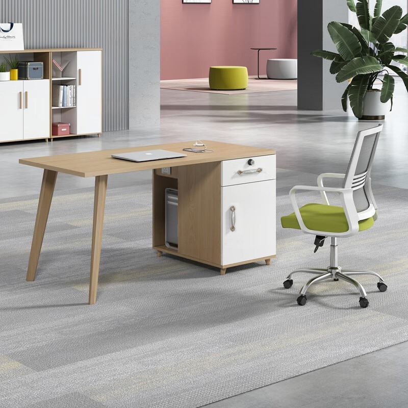 Cụm Bàn Văn Phòng 4 Người Cosi Chân Tròn