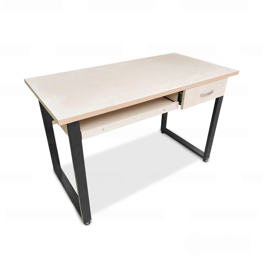 Bàn Làm Việc Chân Sắt Bàn Phím Ngăn Kéo