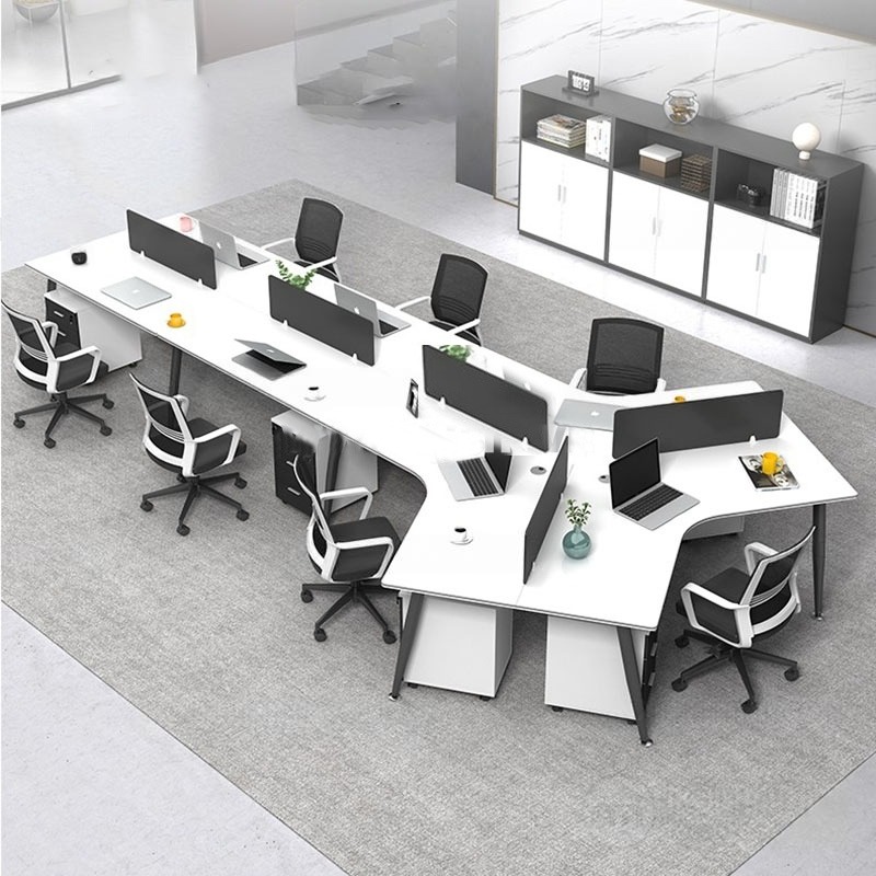 Bàn Làm Việc Cụm 6+1 Người Hệ Cone Space (ZikZak)