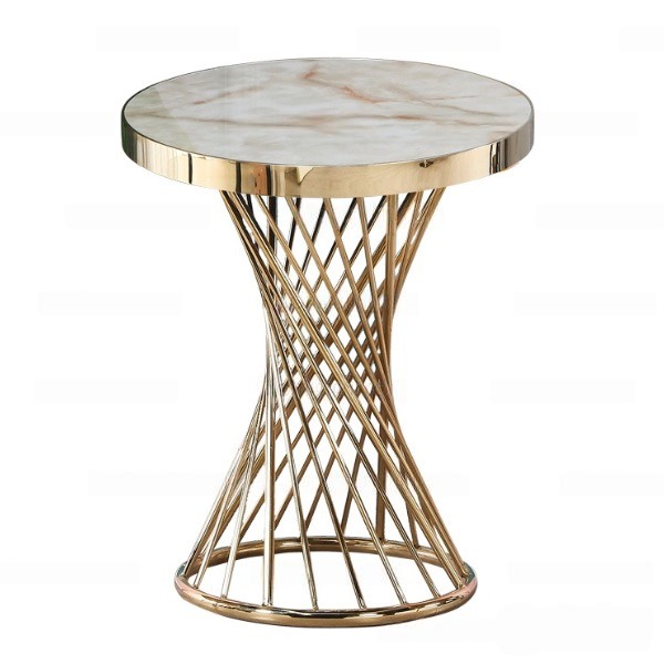 Bàn Tiếp Khách Sang Trọng Chân Mạ Vàng- Mã: T1105