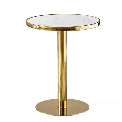 Bàn Cafe Tiếp Khách Chân Mạ Vàng – Mã : T131