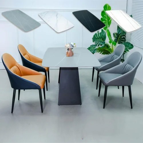 Bộ Bàn Ăn 4 Ghế Mặt Đá Cao Cấp TP HCM- Mã: T197-4×2118