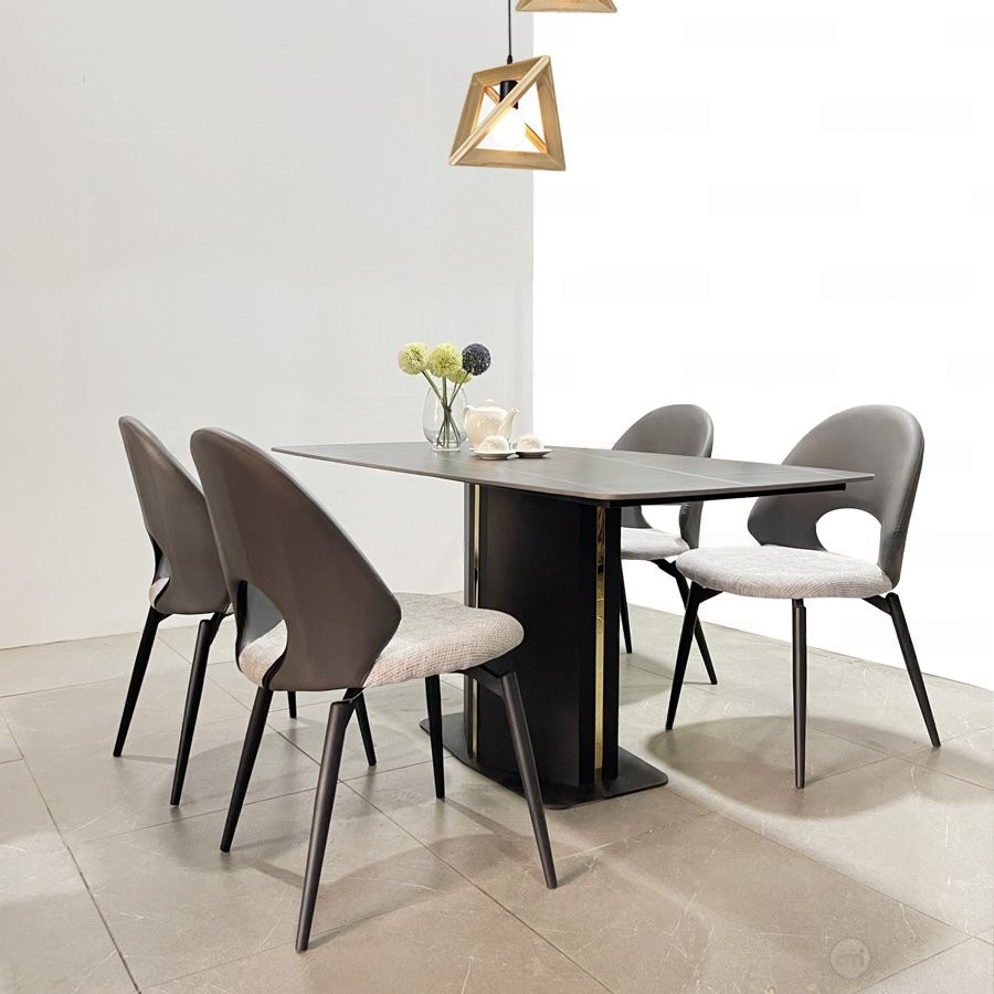 Bộ Bàn Ăn 4 Ghế Mặt Đá Cao Cấp- Mã: T1130-4×2150