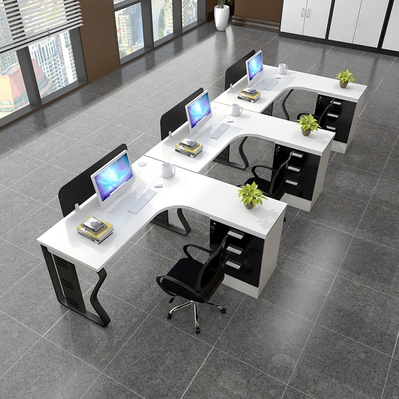 Cụm Bàn Tủ Phụ Văn Phòng 2 Người Aine