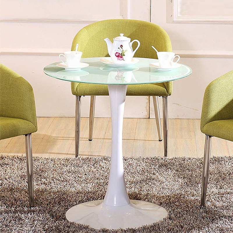 Bàn Cafe Tulip Mặt Kính D600-T