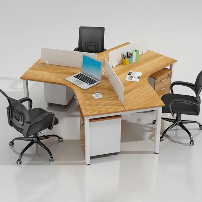 Cụm Bàn Làm Việc 3 Người Chân Sắt Hộp Eos ECC02-2219