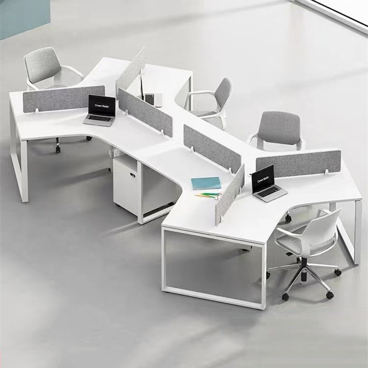 Cụm Bàn Làm Việc 6 Người Chân Sắt Hộp Eos EUC01-3822