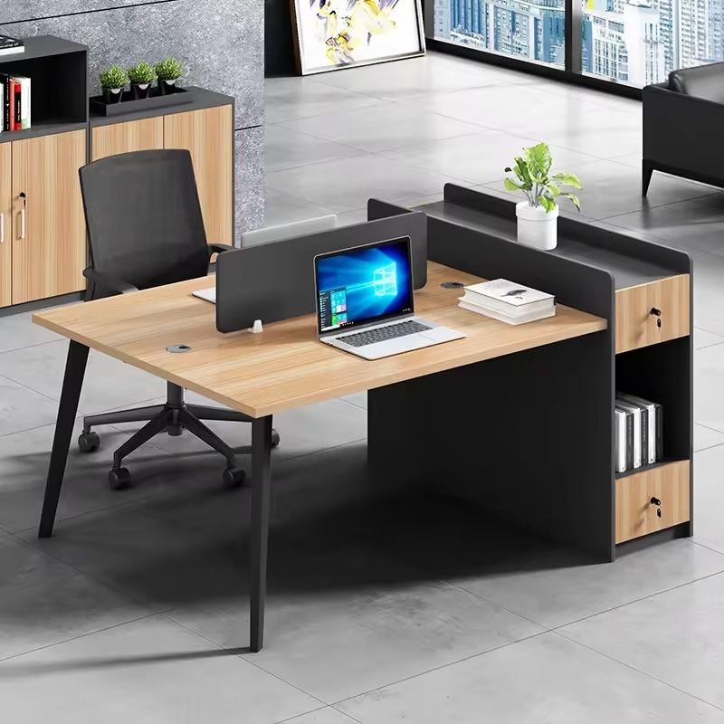 Cụm Bàn Làm Việc 2 Người Chân Đa Giác Gaia GC01-1512