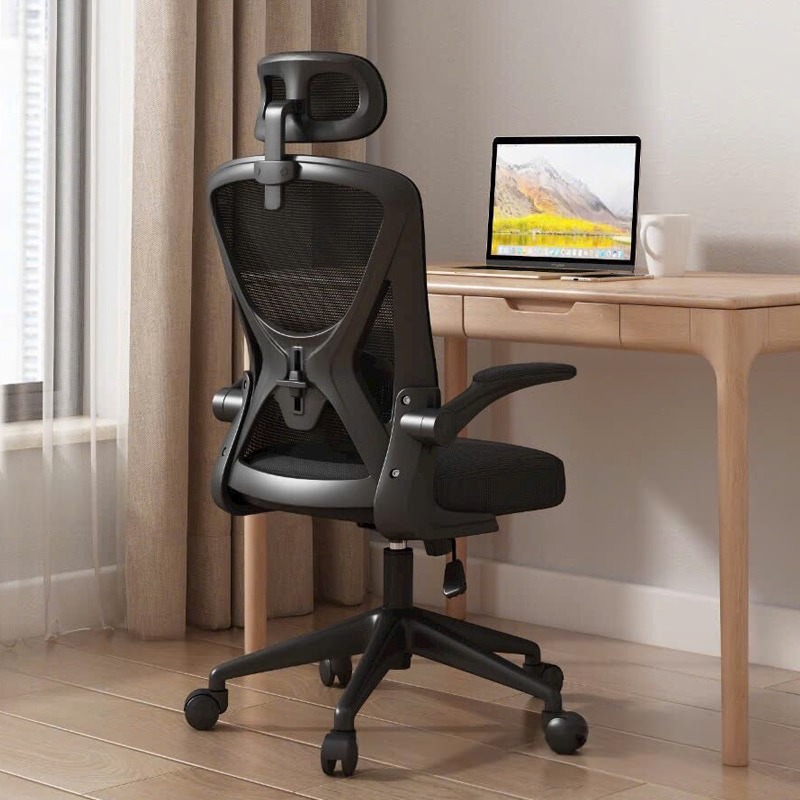 Ghế Công Thái Học Làm Việc Văn Phòng, Tại Nhà 699 Màu Đen