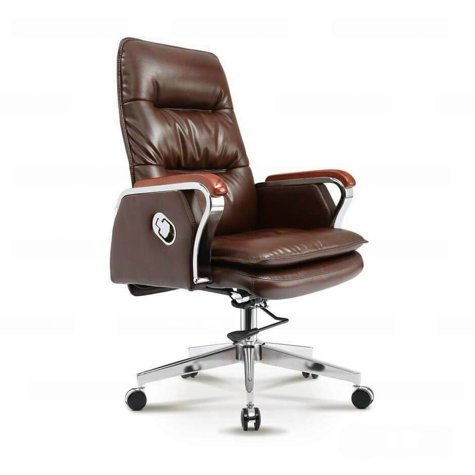 Ghế Giám Đốc Da Cao Cấp Màu Nâu