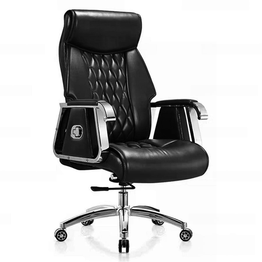 Ghế Giám Đốc Bọc Da Đen Cao Cấp GD004