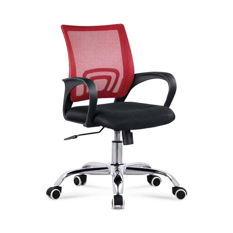 Ghế Xoay Nhân Viên Văn Phòng Màu Đỏ