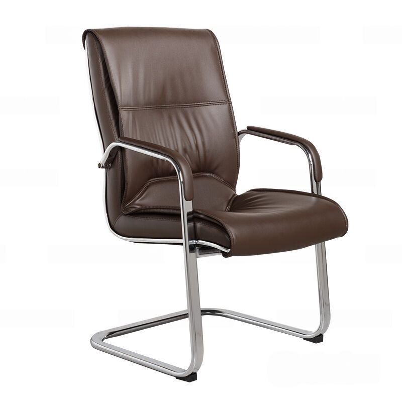 Ghế Chân Quỳ Phòng Họp Da Nâu Sang Trọng