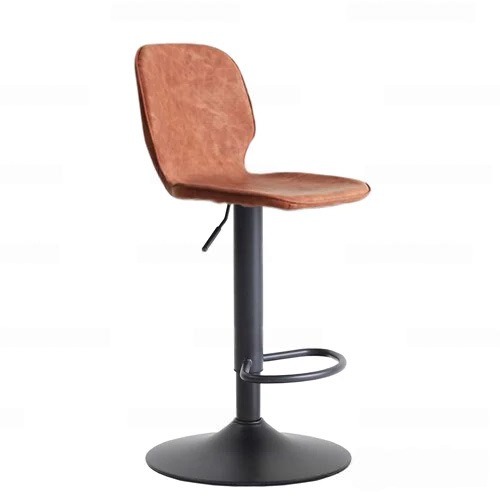 Ghế Quầy Bar Chân Sắt Nâng Hạ Lưng Bọc Da – Mã: 479