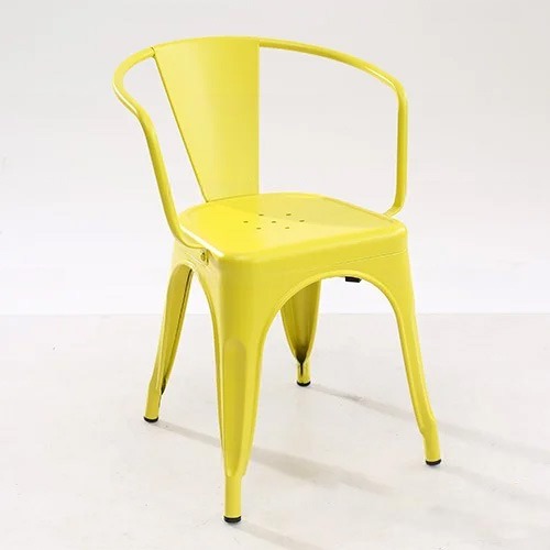 Ghế Ăn, Ghế Cafe Tolix Màu Vàng – Mã: 3201Y