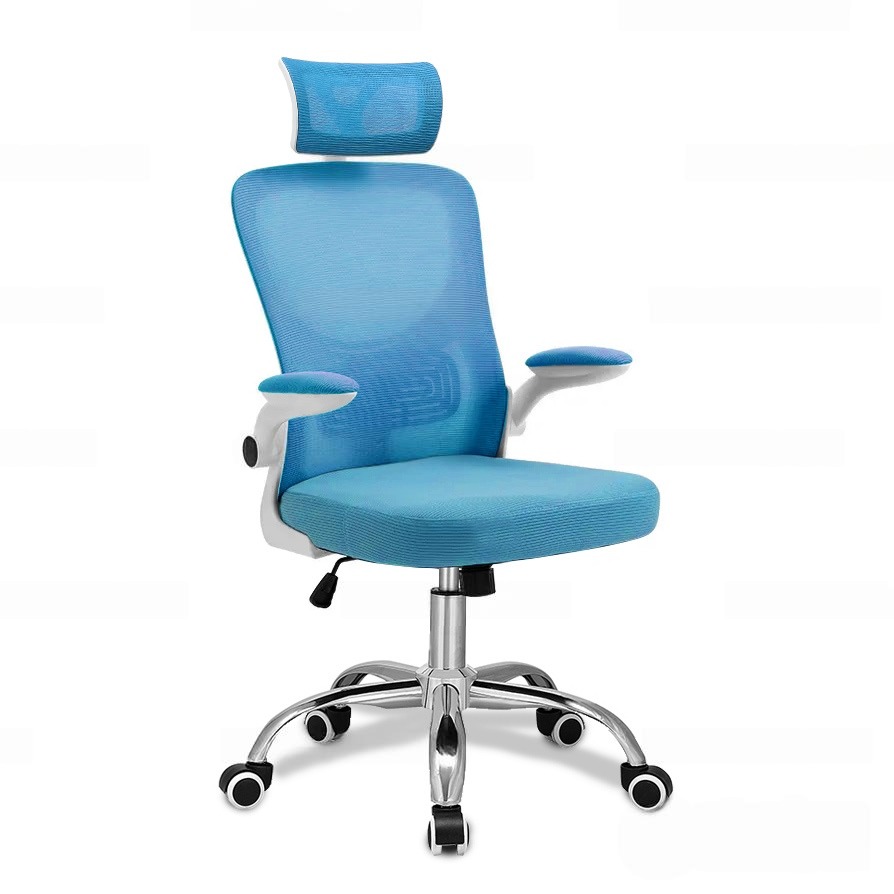 Ghế Lưới Văn Phòng Lưới Thiết Kế Công Thái Học Màu Xanh