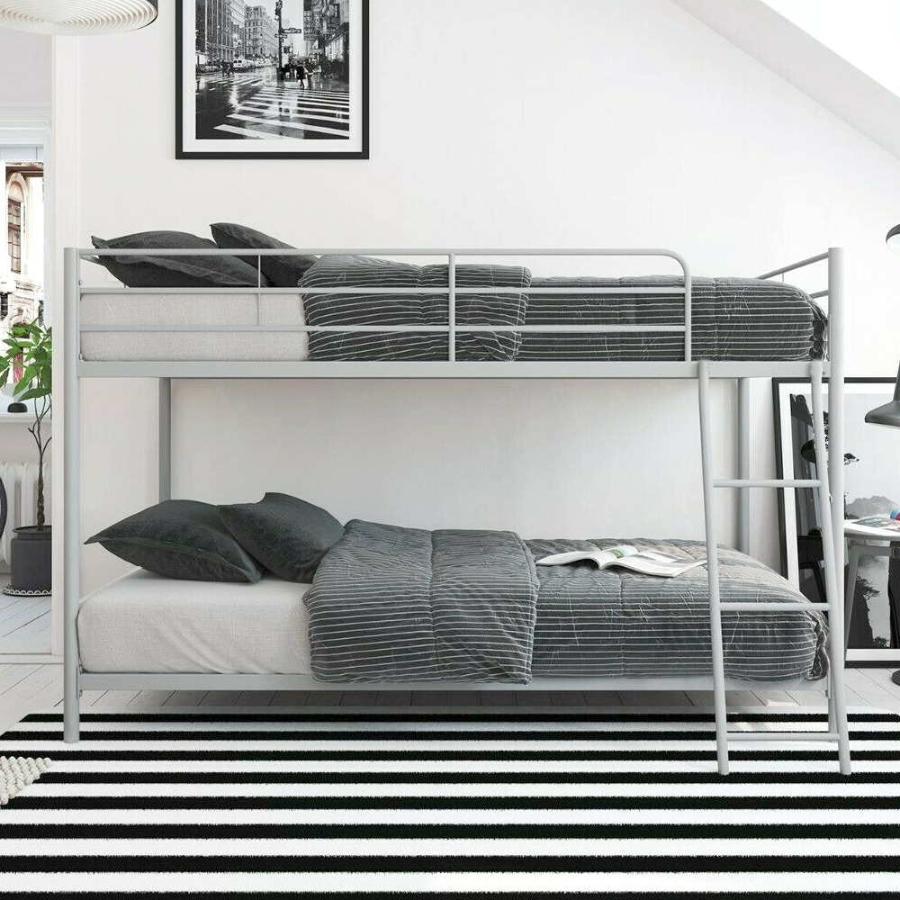 Giường Tầng Sắt 2 Tầng Có Thanh Chắn GT-06