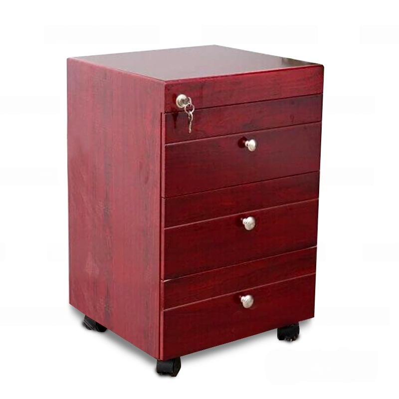 Hộc Di Động 3 Ngăn Nâu Cánh Gián