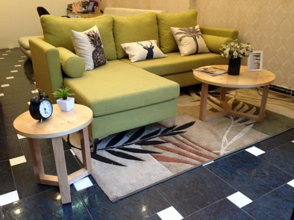 Sofa Nỉ Vàng Chanh – SF-32