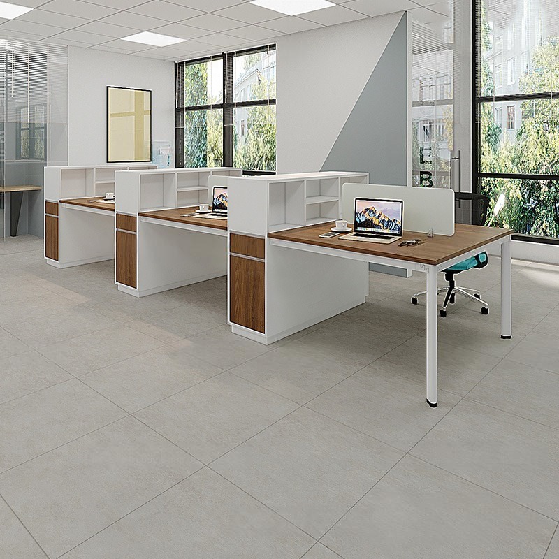 Cụm Bàn Làm Việc 6 Người Chân Oval OVC03-4312