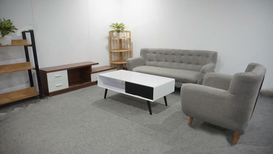 Sofa Văng Nỉ Màu Xám