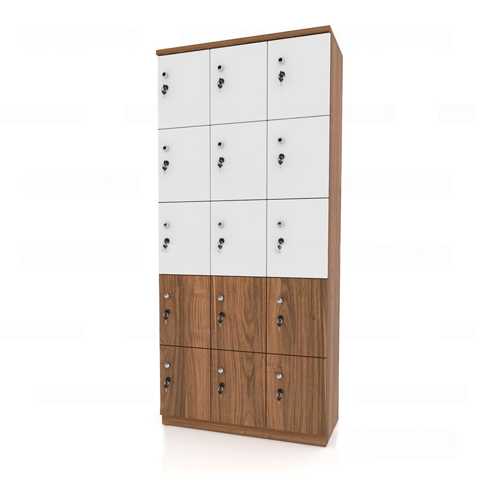 Tủ Gỗ Locker Gửi Đồ 15 Ngăn