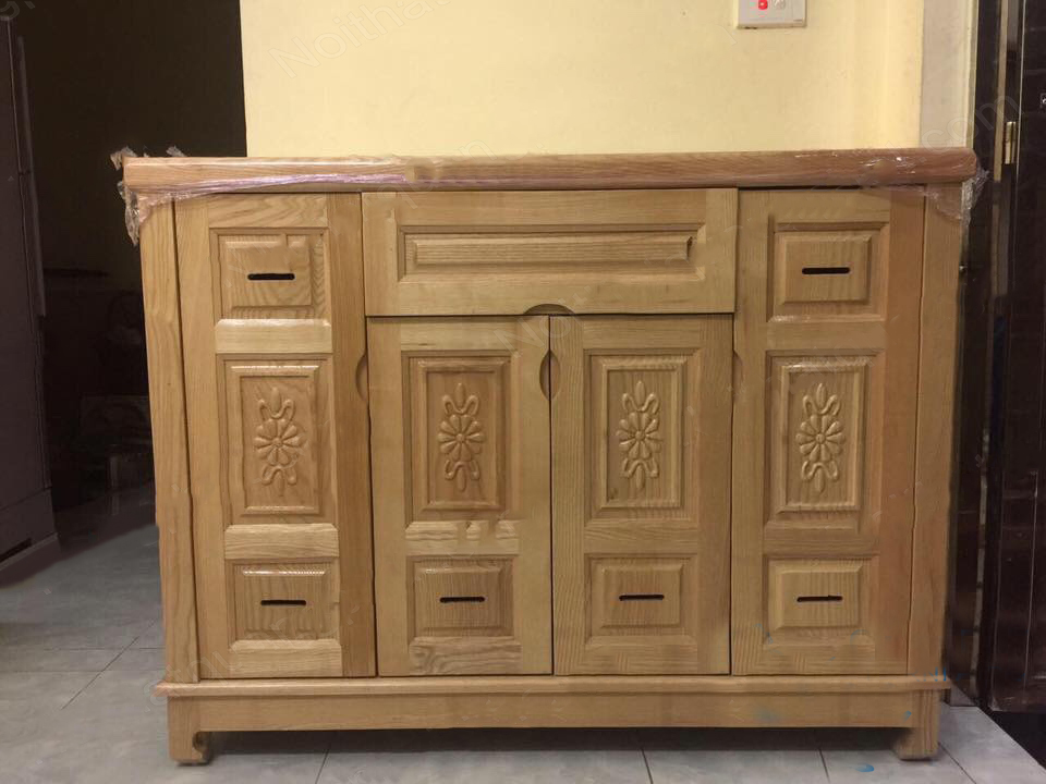 Tủ Giày Gỗ Sồi 4 Cánh TUG-12