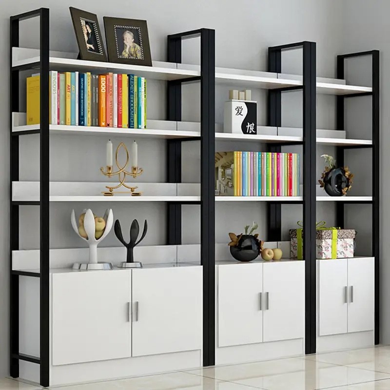 Tủ Kệ Trang Trí Kết Hợp Lưu Hồ Sơ Hiện Đại 02