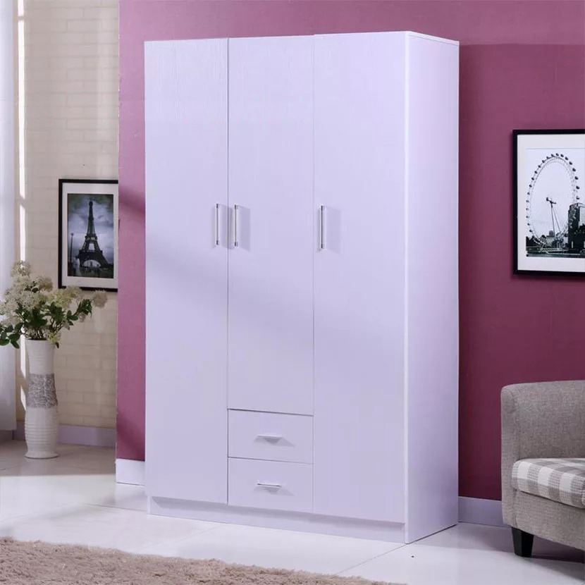Tủ Quần Áo 3 Cánh Mở Có Ngăn Kéo