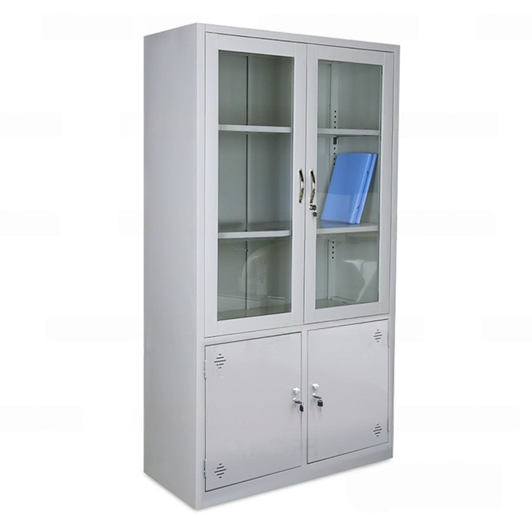 Tủ Sắt Đựng Tài Liệu Văn Phòng 2 Cánh Kính