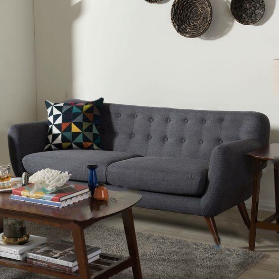 Ghế Sofa Văng Gỗ Bọc Nỉ