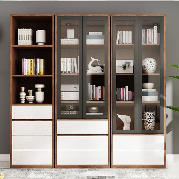 Tủ Gỗ Tài Liệu 3 Cục Hiện Đại – TL 01