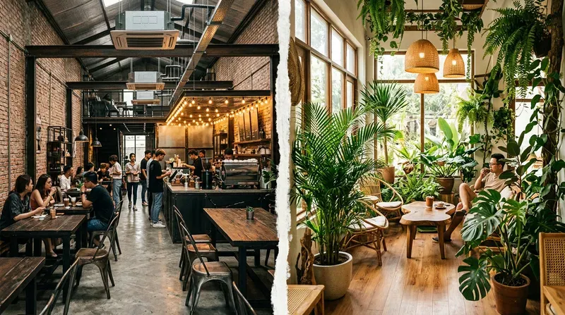 5 phong cách thiết kế nội thất quán cafe tại Vinh hút khách nhất 2026